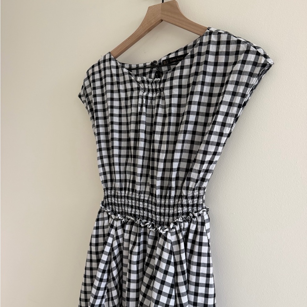 Zara gingham midi dress (S) - Picture 3 of 5